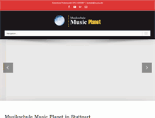 Tablet Screenshot of musikschule-musicplanet.de